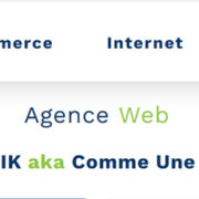 Site Internet de Com1Boutik, agence de création de sites e-commerce.