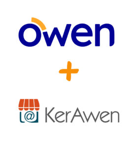 2 logos (celui d'Owen et celui de KerAwen) et un plus entre les deux.