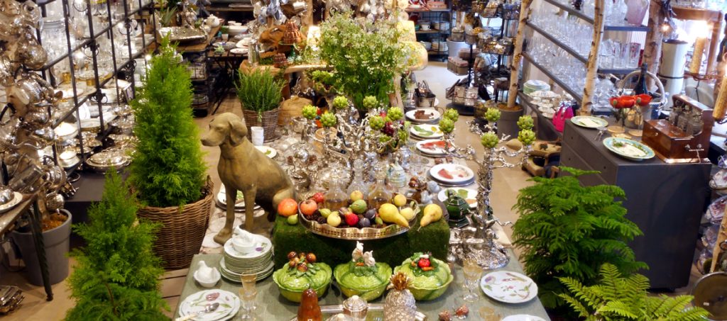 Objets vendus à l'intérieur du magasin Au Bain Marie.
