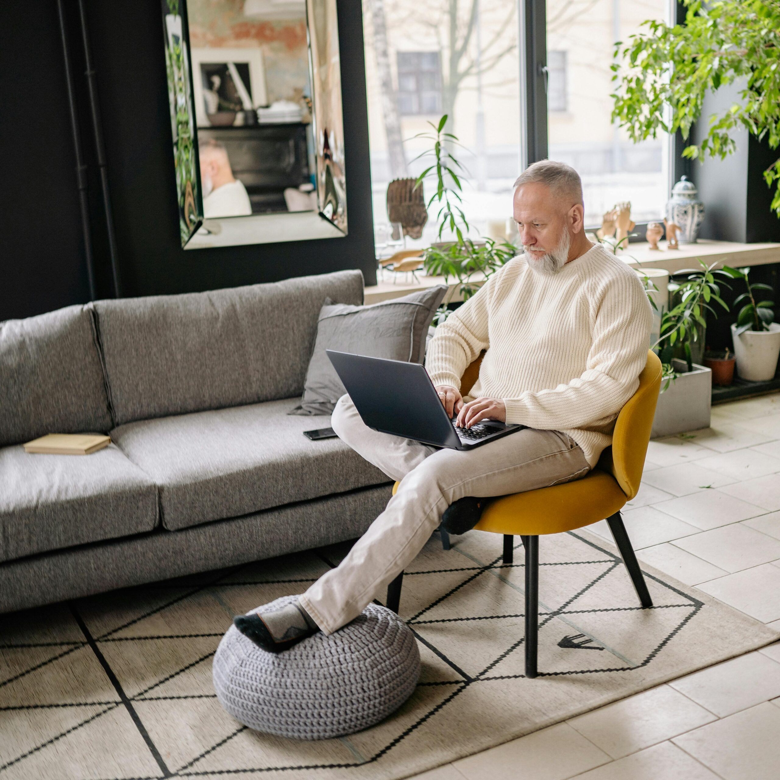 Entrepreneur en pleine facturation